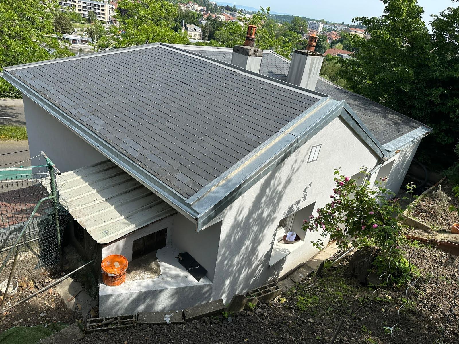 Toit de maison réalisé par Mazlum Toiture